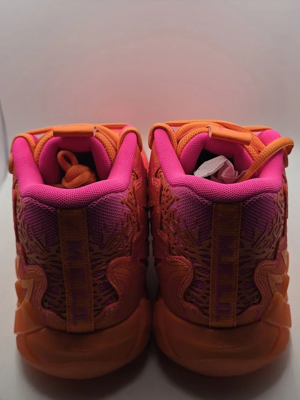 PUMA MB.01234 Mash-Up Orange Pink Men's Basketball Mens 9